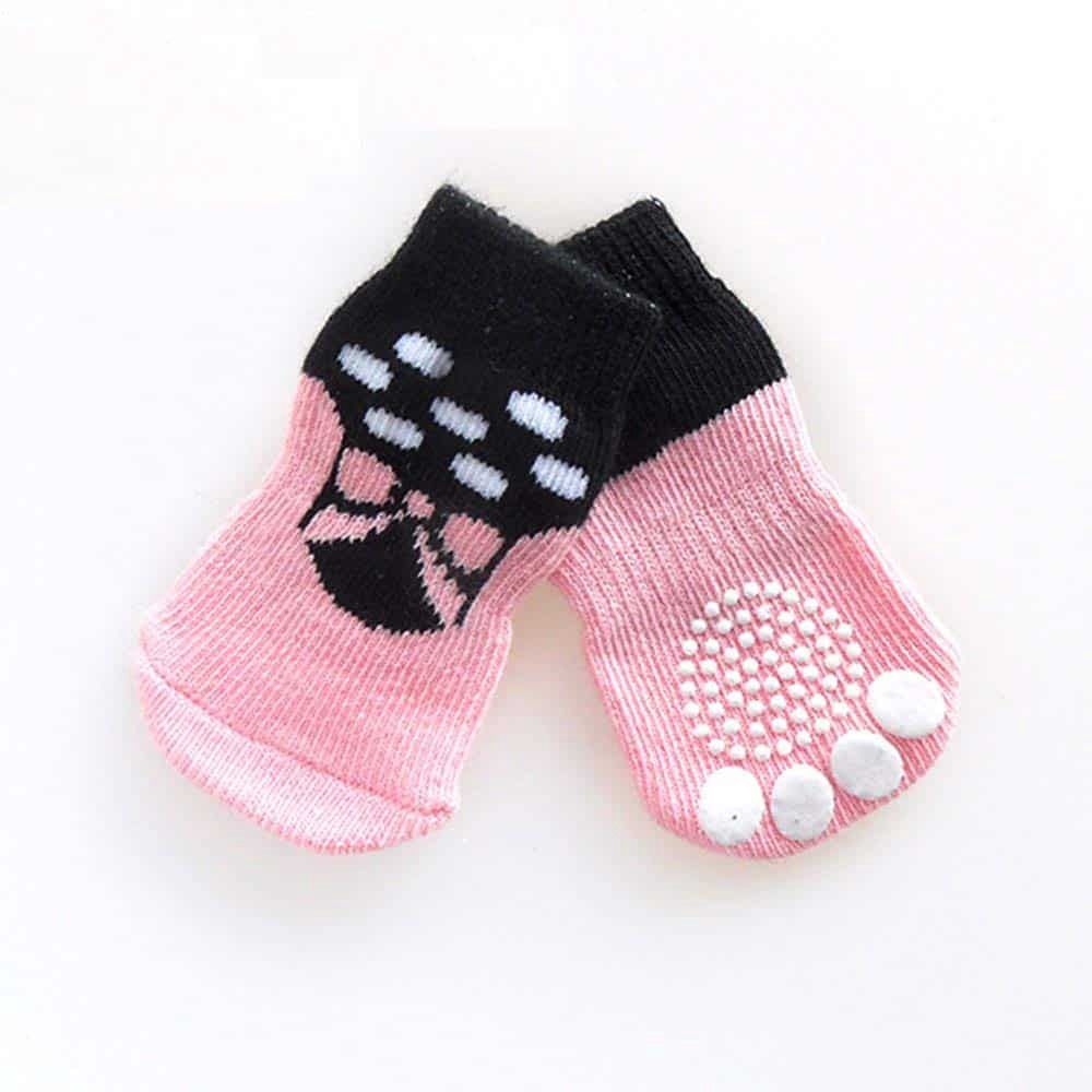 Black Polka Dot Socks, Size: Medium