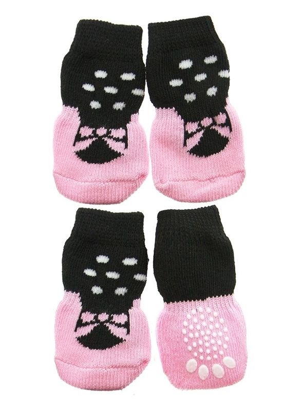 Black Polka Dot Socks