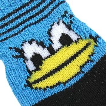 Blue penguin socks