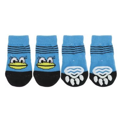 Blue penguin socks, Size: Medium