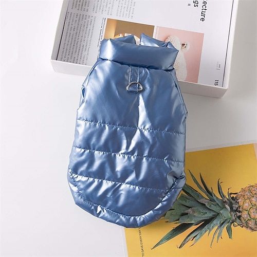 Metallic Blue Puffer