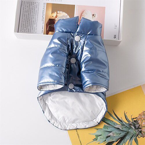 Metallic Blue Puffer