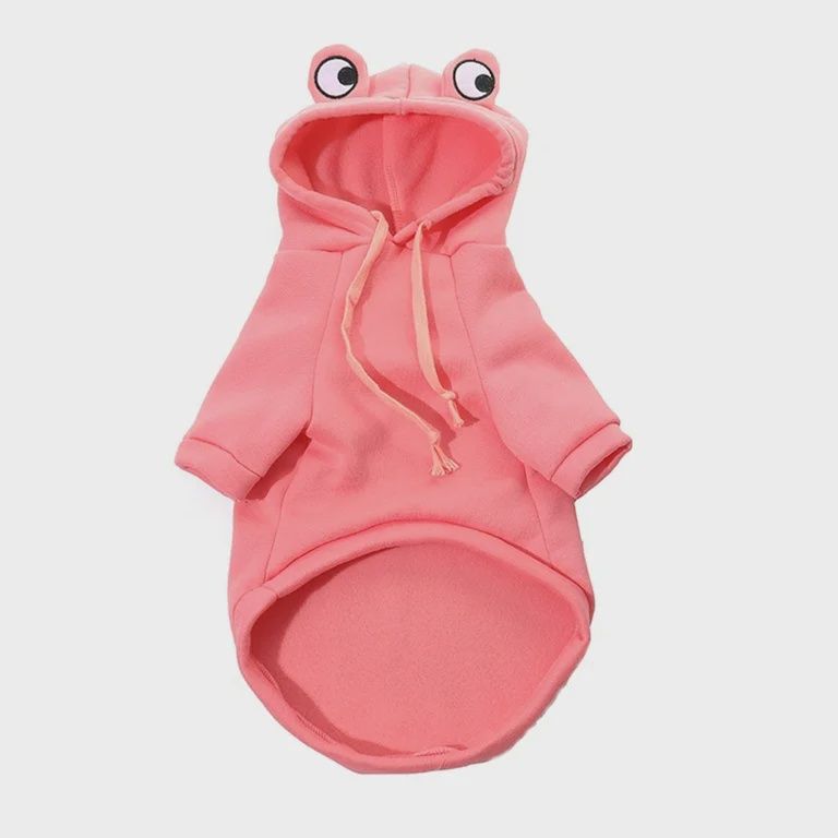 Pink hoodie with eyes