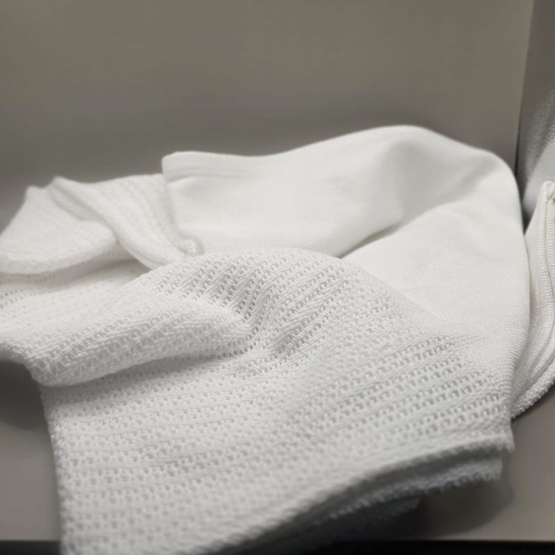 Whispers of Heaven Wool Blanket- White