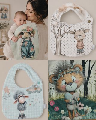 Burp Cloths &amp; Bibs