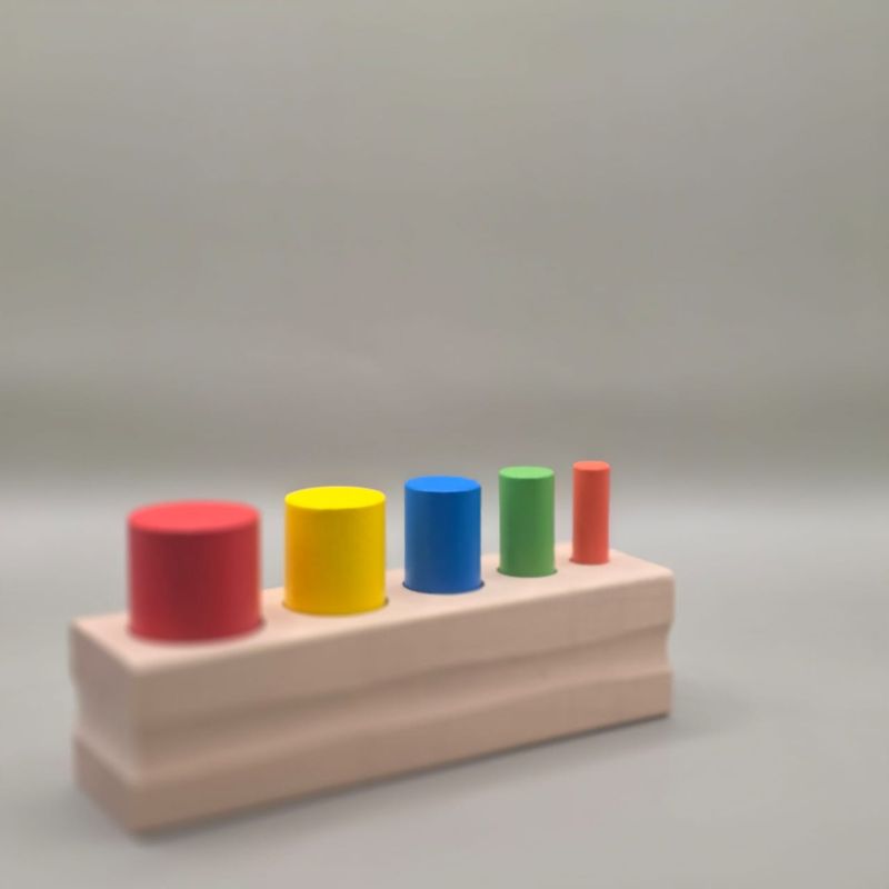 Wooden Color Cylinders Wooden Color Cylinders