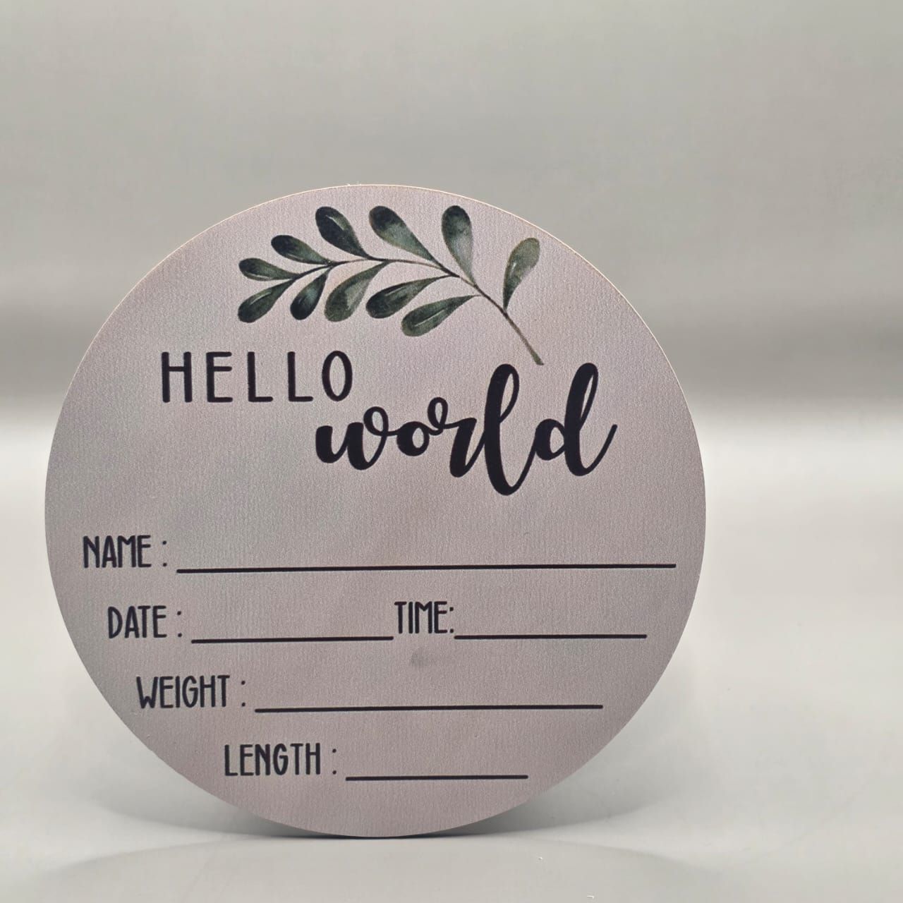 Helo world Footprint Helo world Footprint
