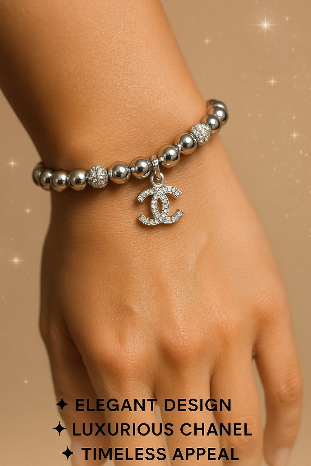 Chanel Pearl & Crystal Bracelet - Timeless Elegance
