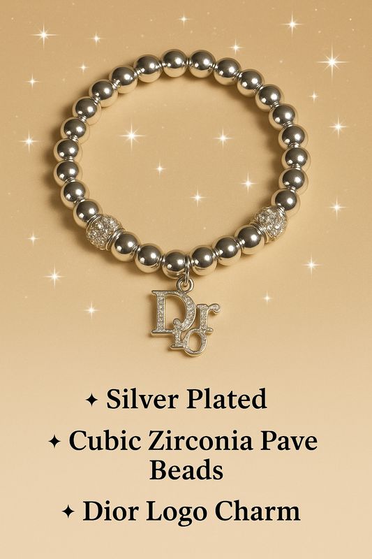 Dior Crystal Charm Bracelet - Parisian Glow
