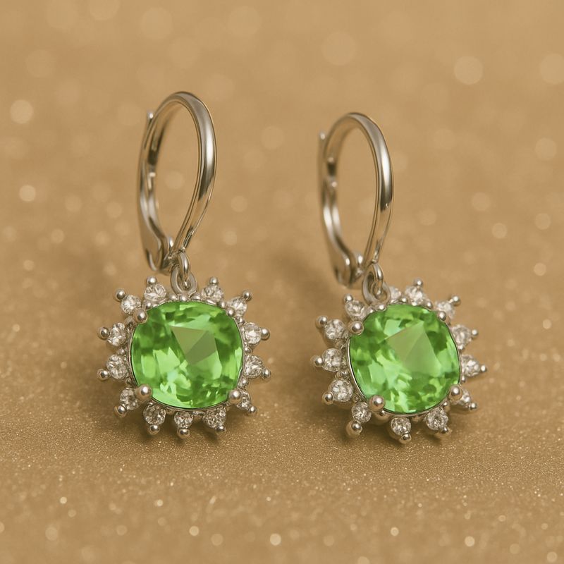 Peridot Crystal Elegance