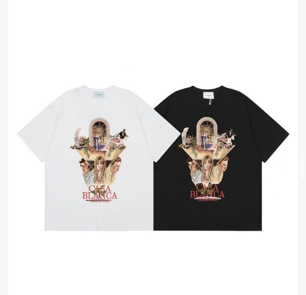 T-shirt CASA BLC Black/White