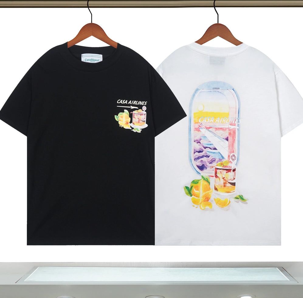 T-shirt CASA BLC Black/White