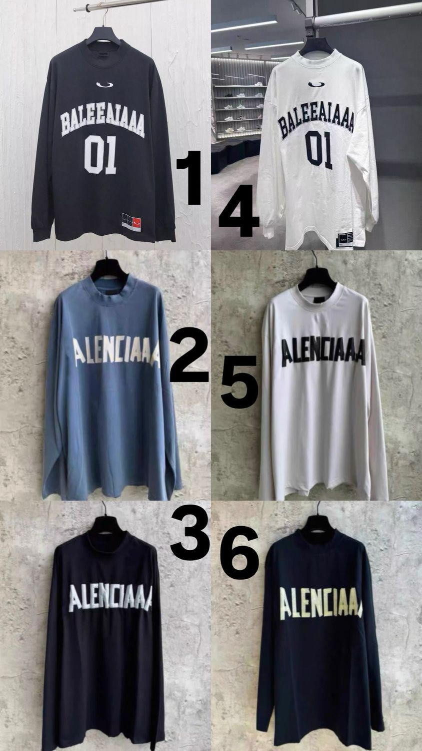 Longsleeve 3 - 6 Colori