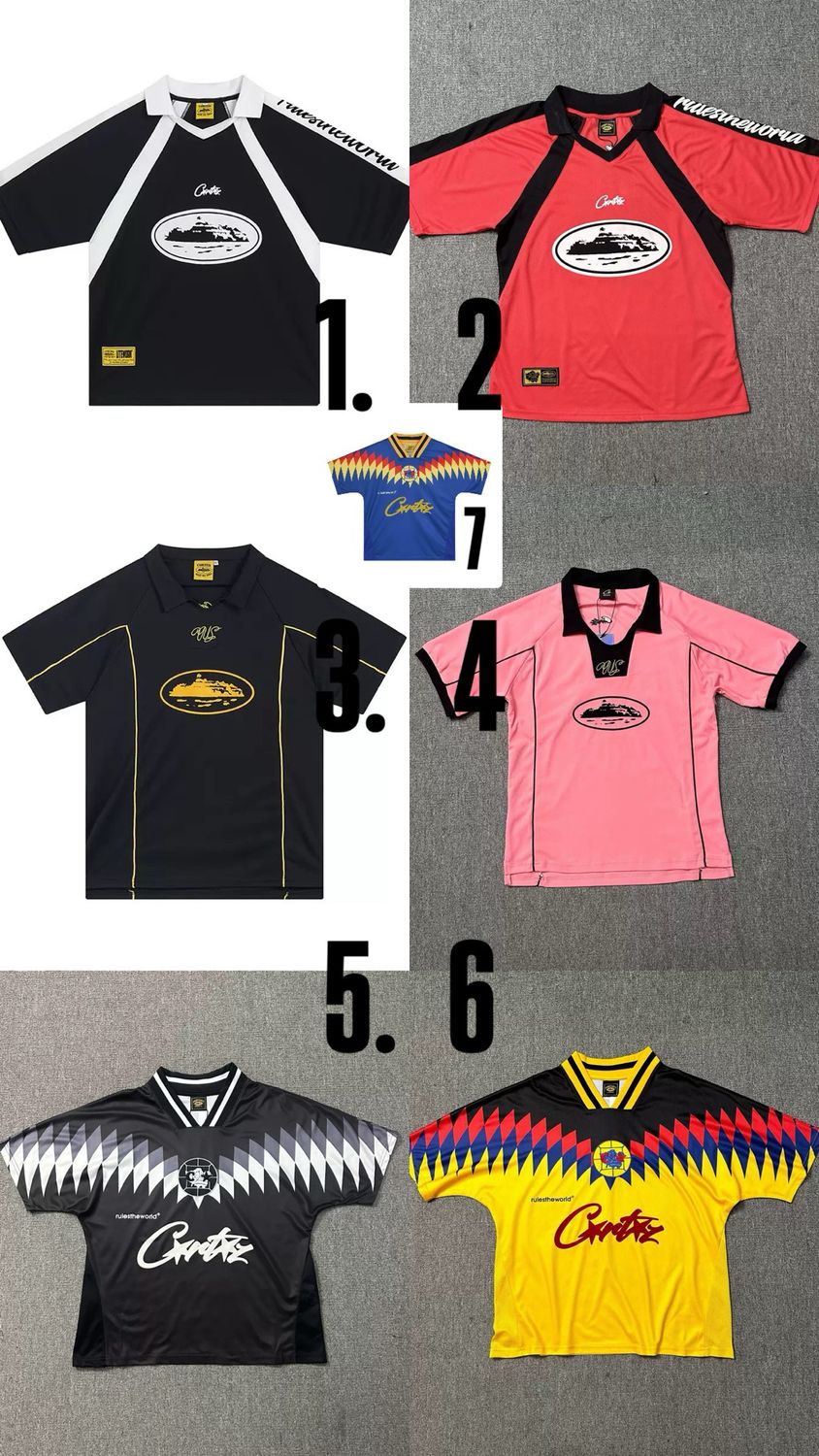 Jersey Shirt 1 - 12 Colori
