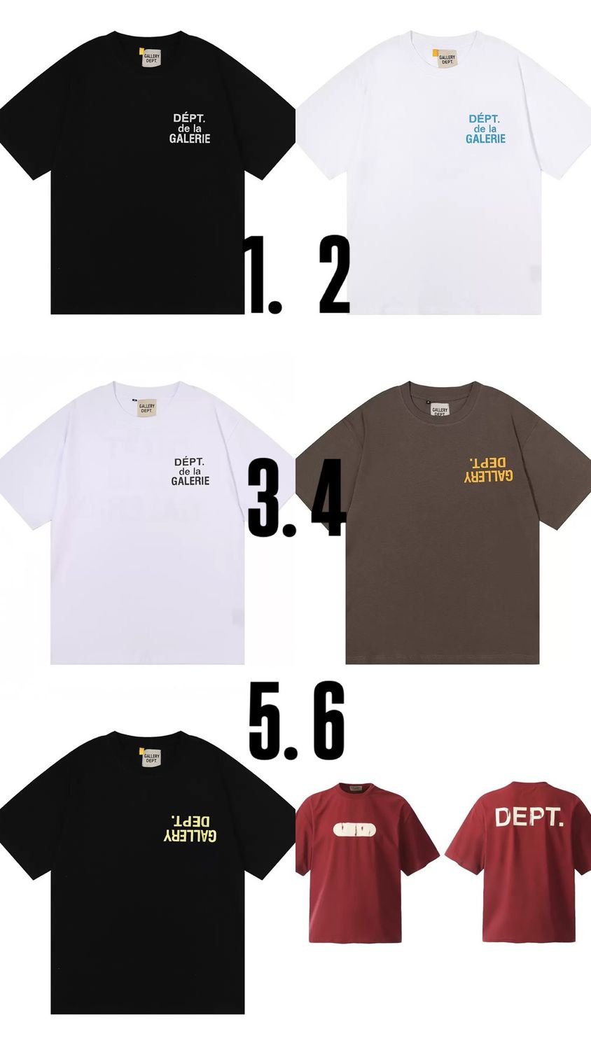 T-shirt 20 - 17 Colori