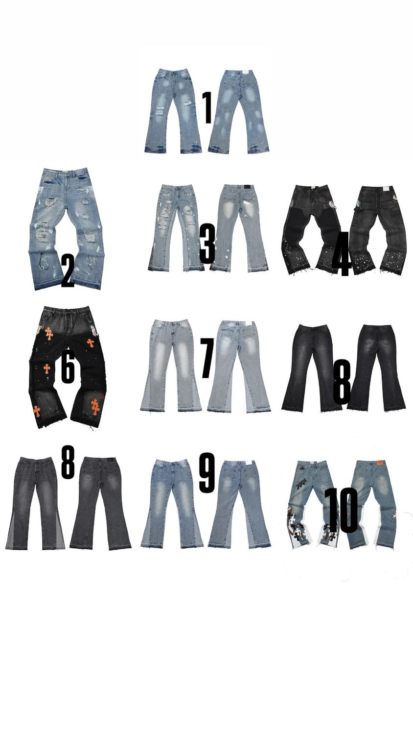 Jeans 32 - 10 Colori