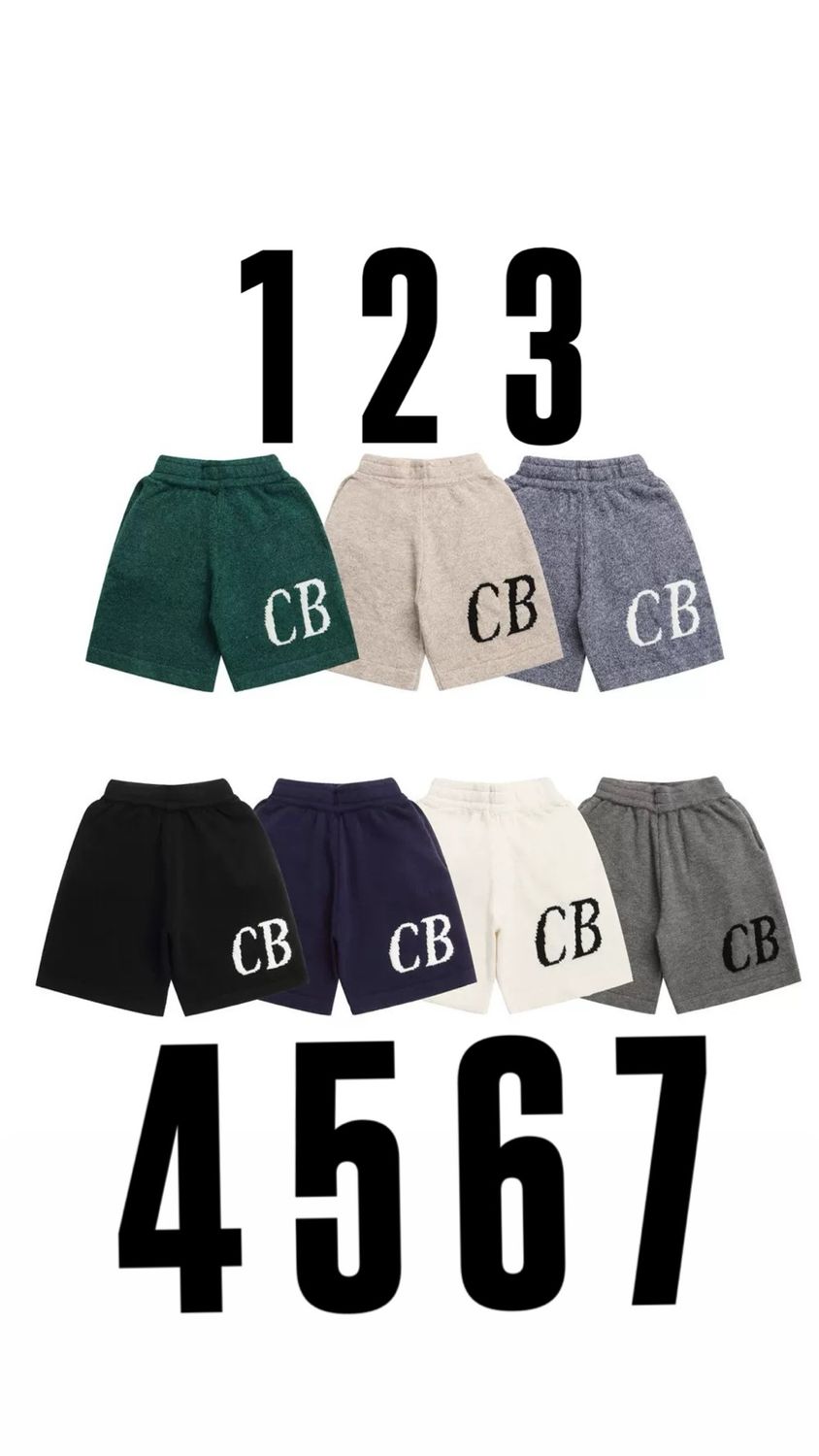 Shorts 7 - 7 Colori