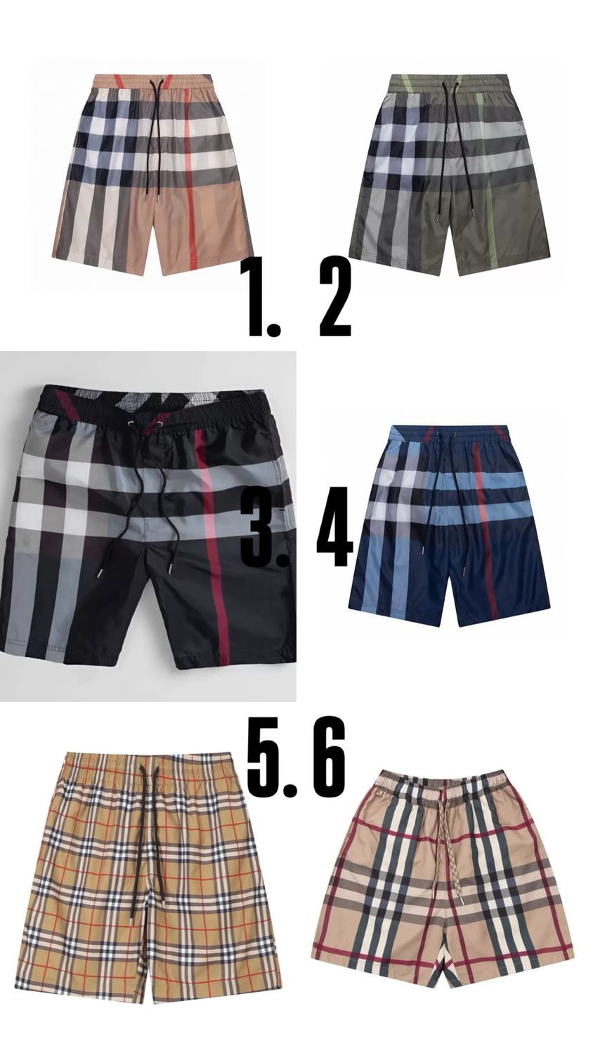 Shorts 10 - 16 Colori