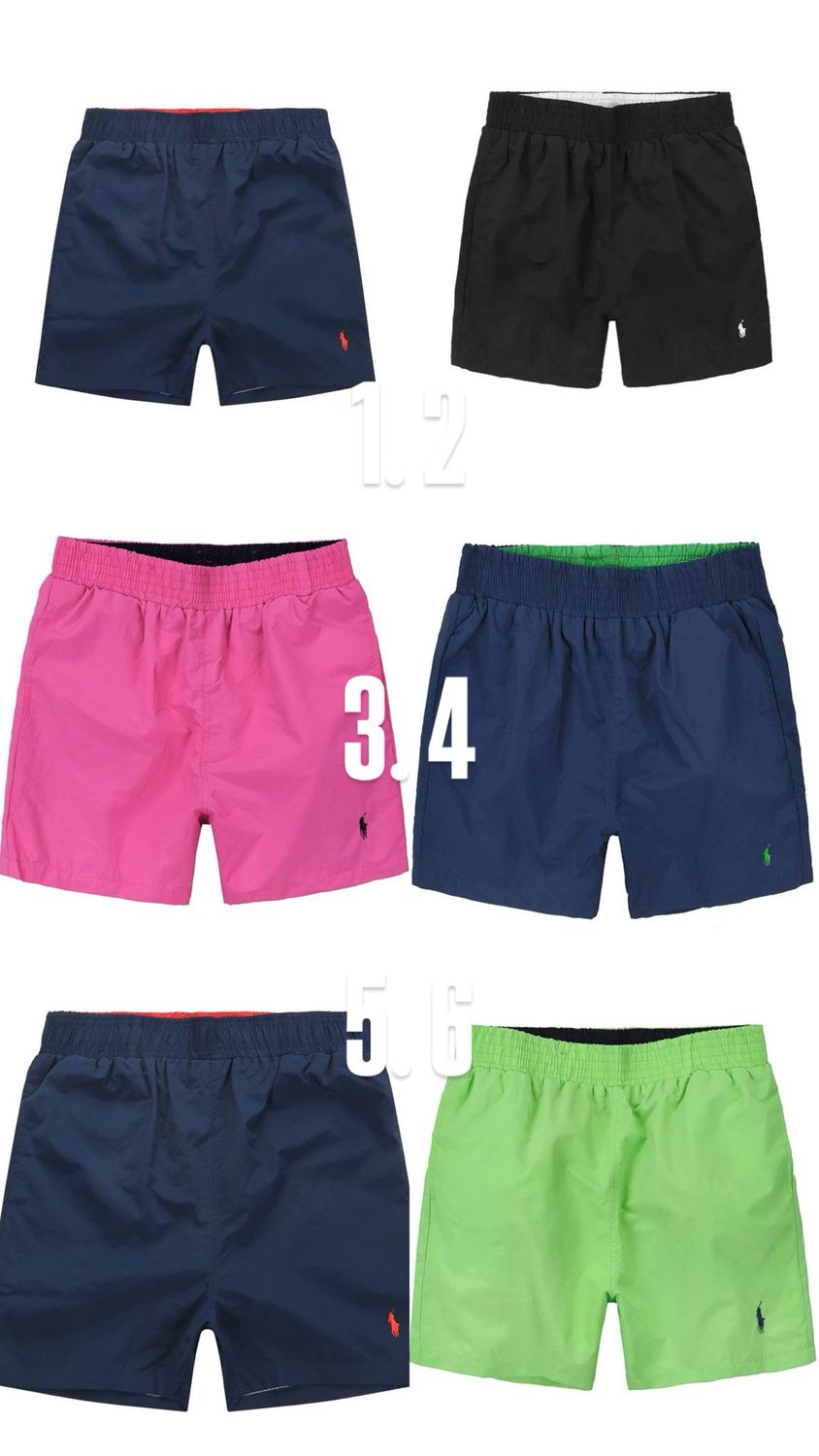 Beach Shorts 1 - 17 Types
