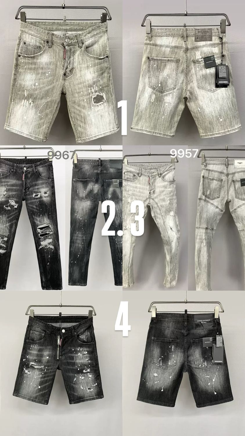 Jeans &amp; Shorts 39- 4 Colori