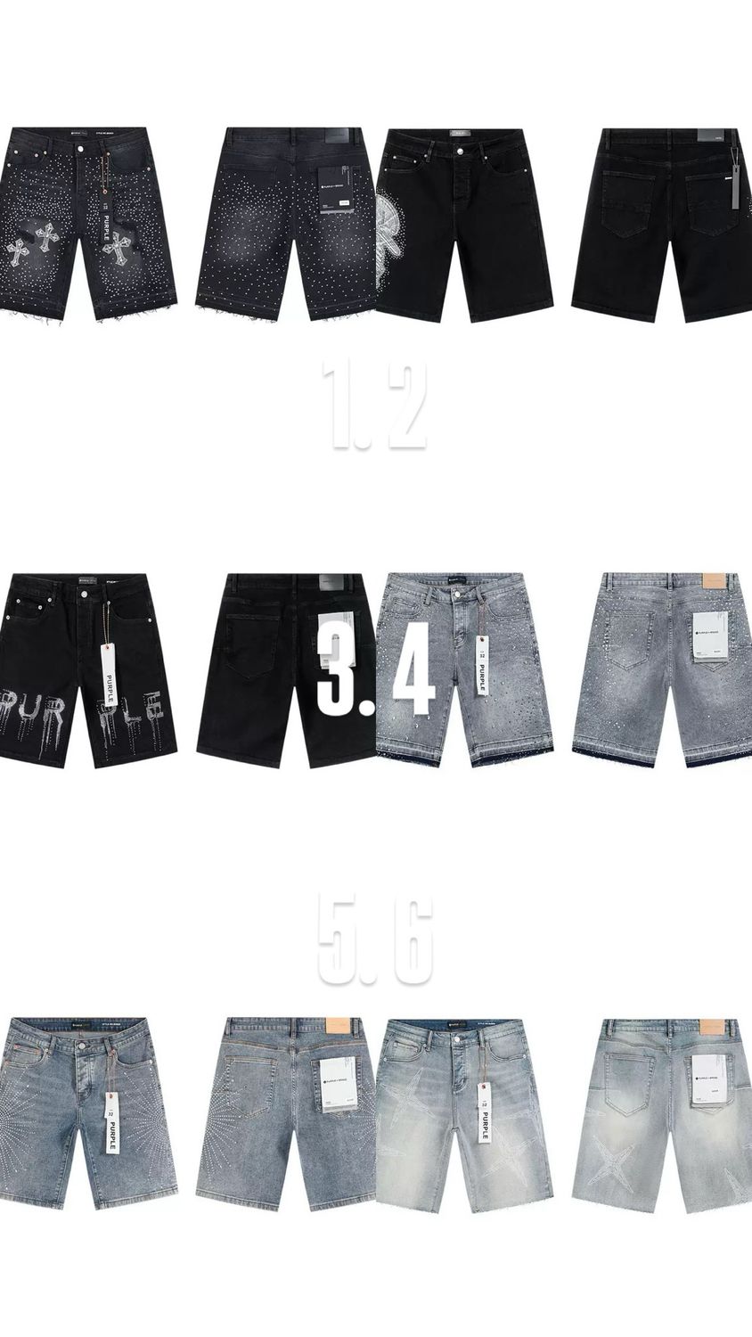 Shorts 44 - 18 Colori