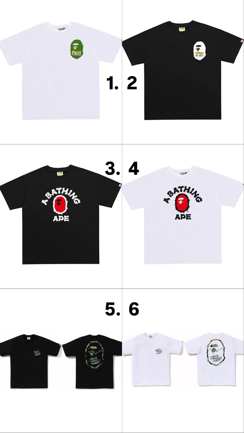 T-shirt 132 - 6 colori