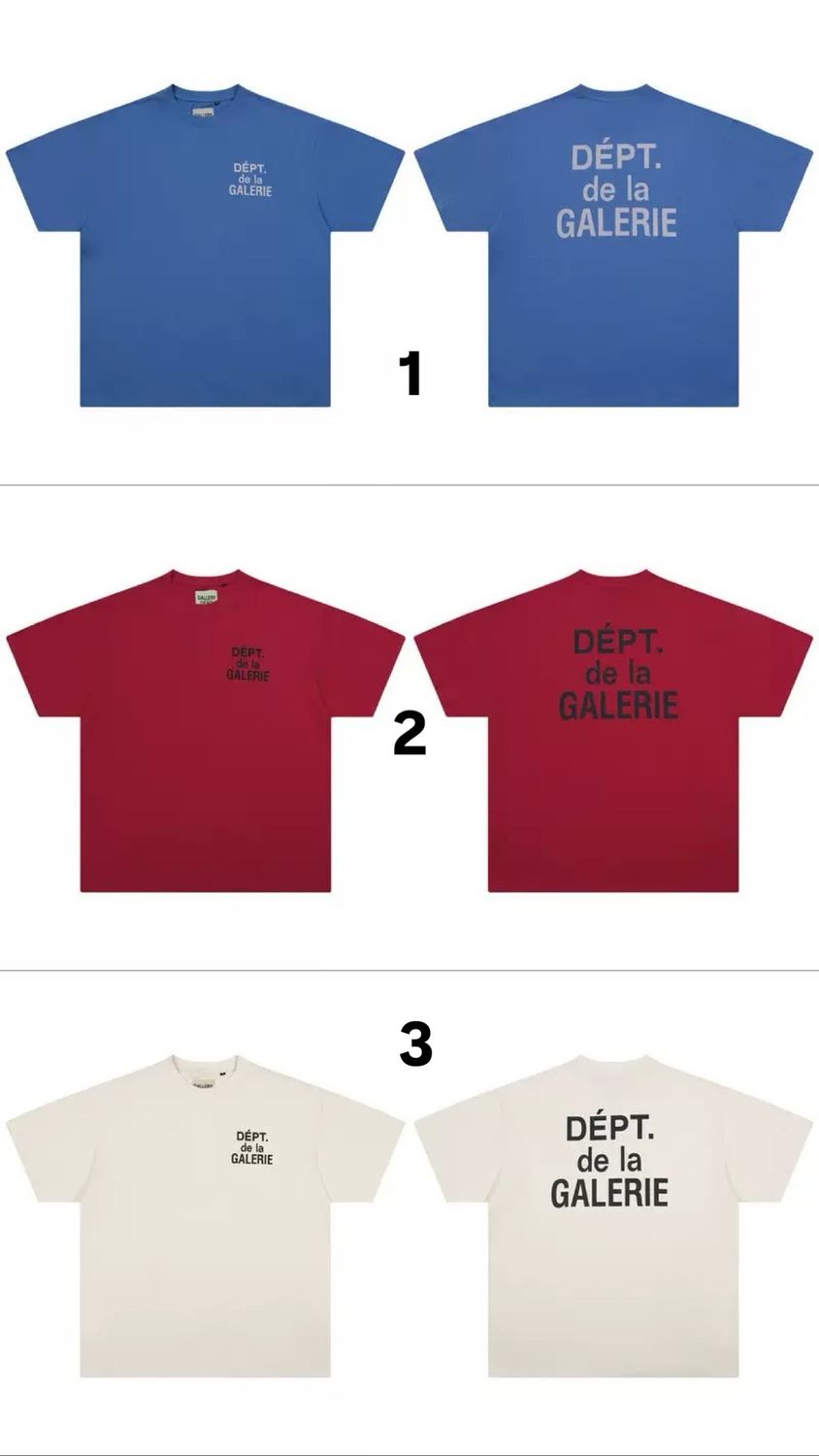 T-shirt 161 - 3 Colori