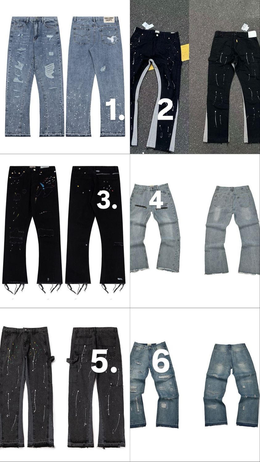 Jeans 59 - 6 color