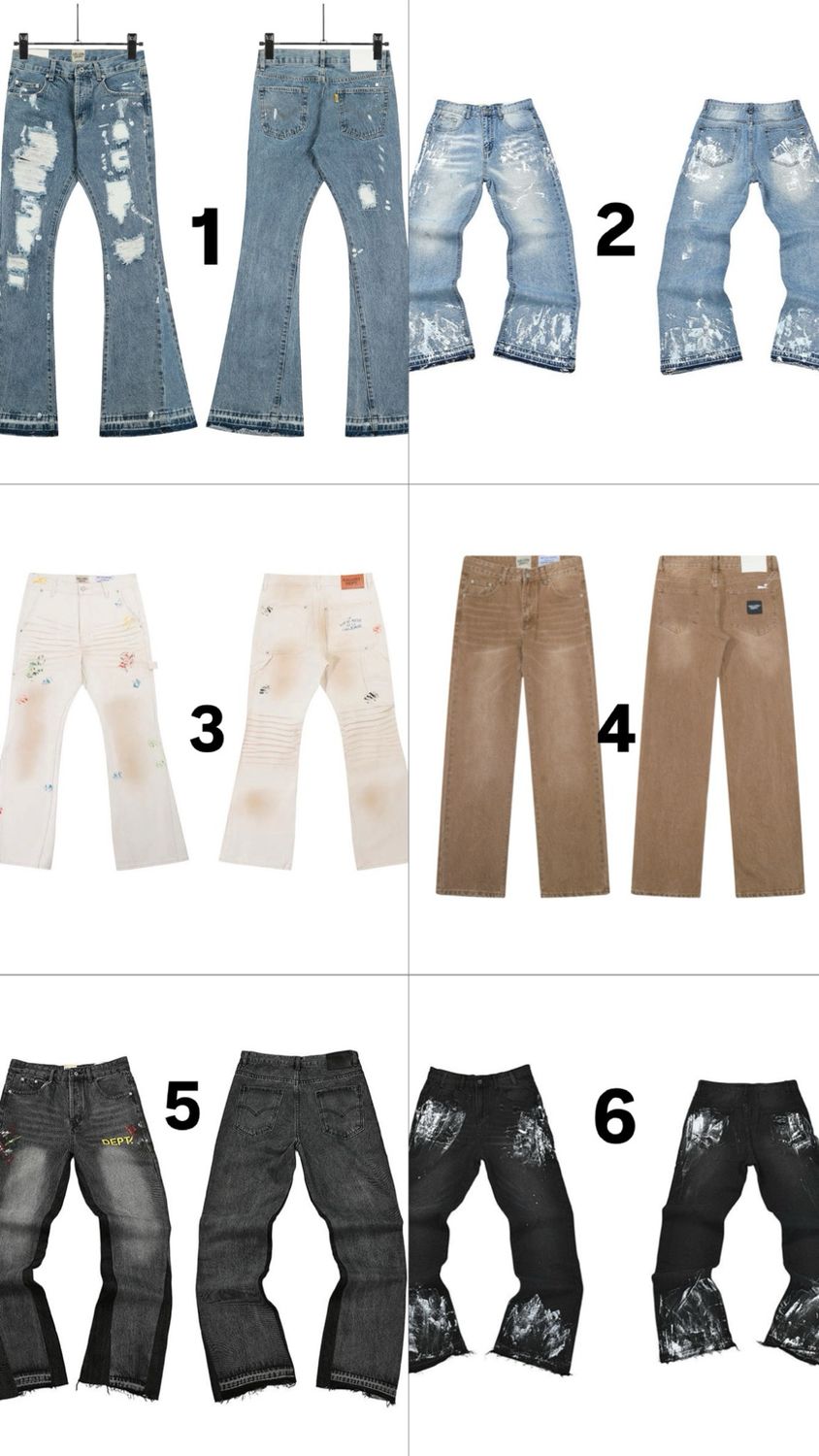 Jeans 61 - 6 color