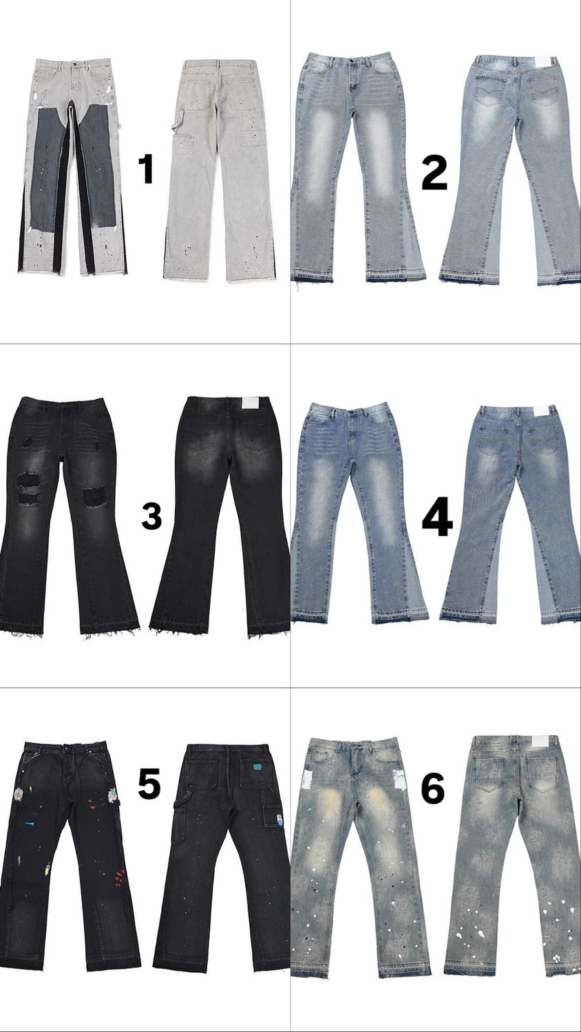Jeans 63 - 6 color