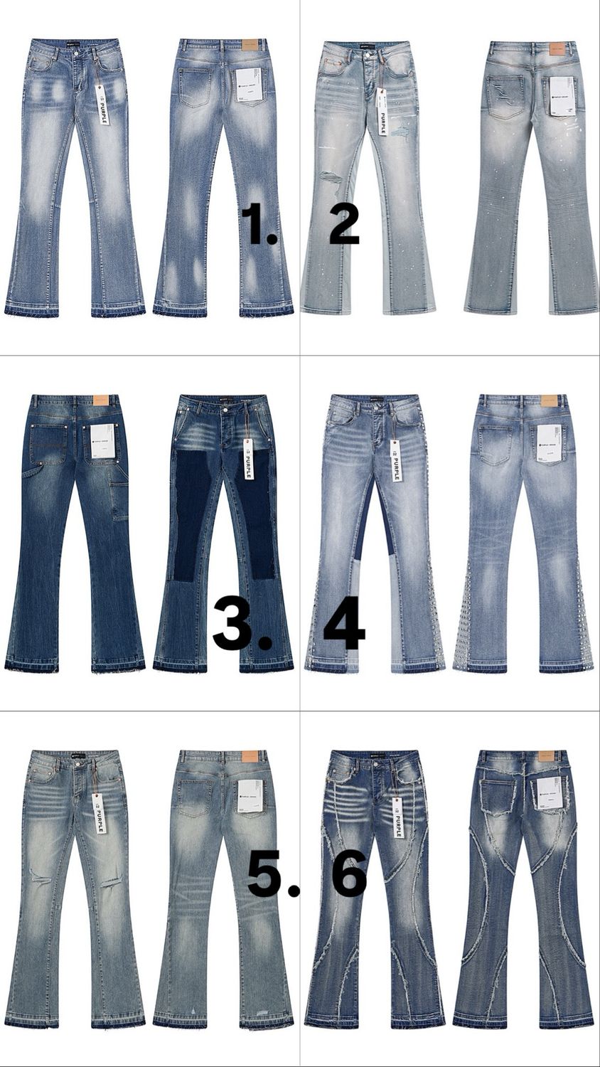 Jeans 68 - 6 color