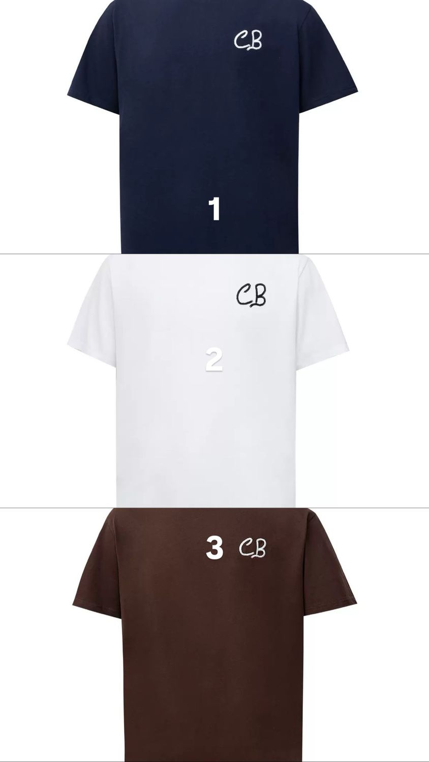 T-shirt 180 - 3 colori