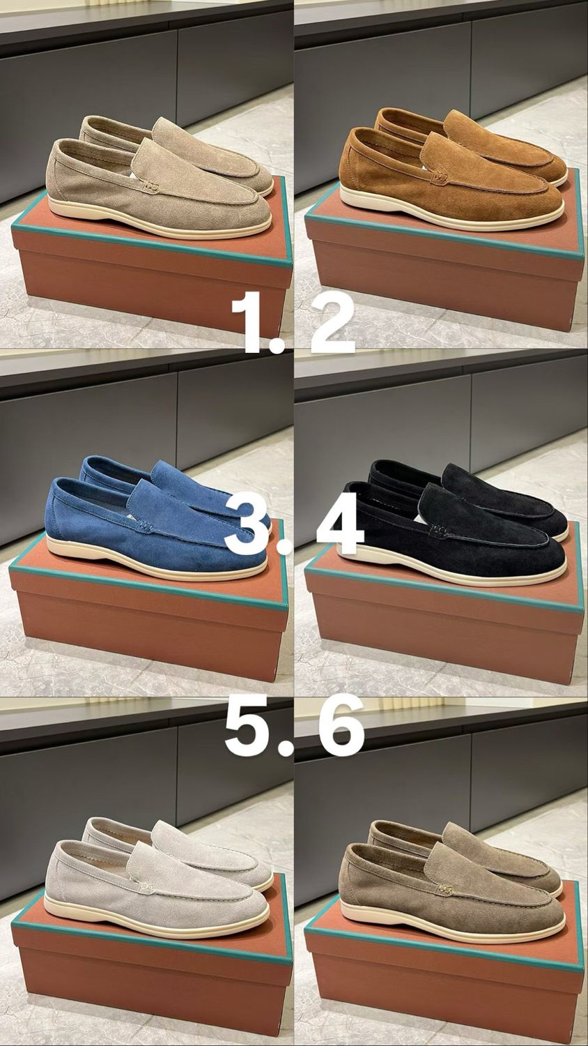 Suede Loafers/ Mocassino 1-8 Colours