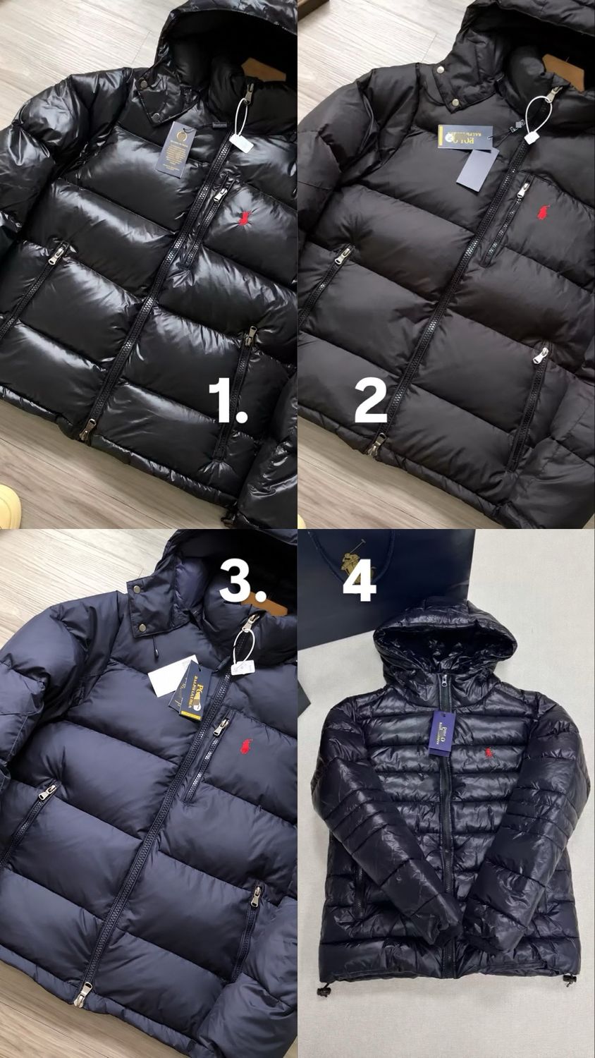Puffer 4 - 5 colori