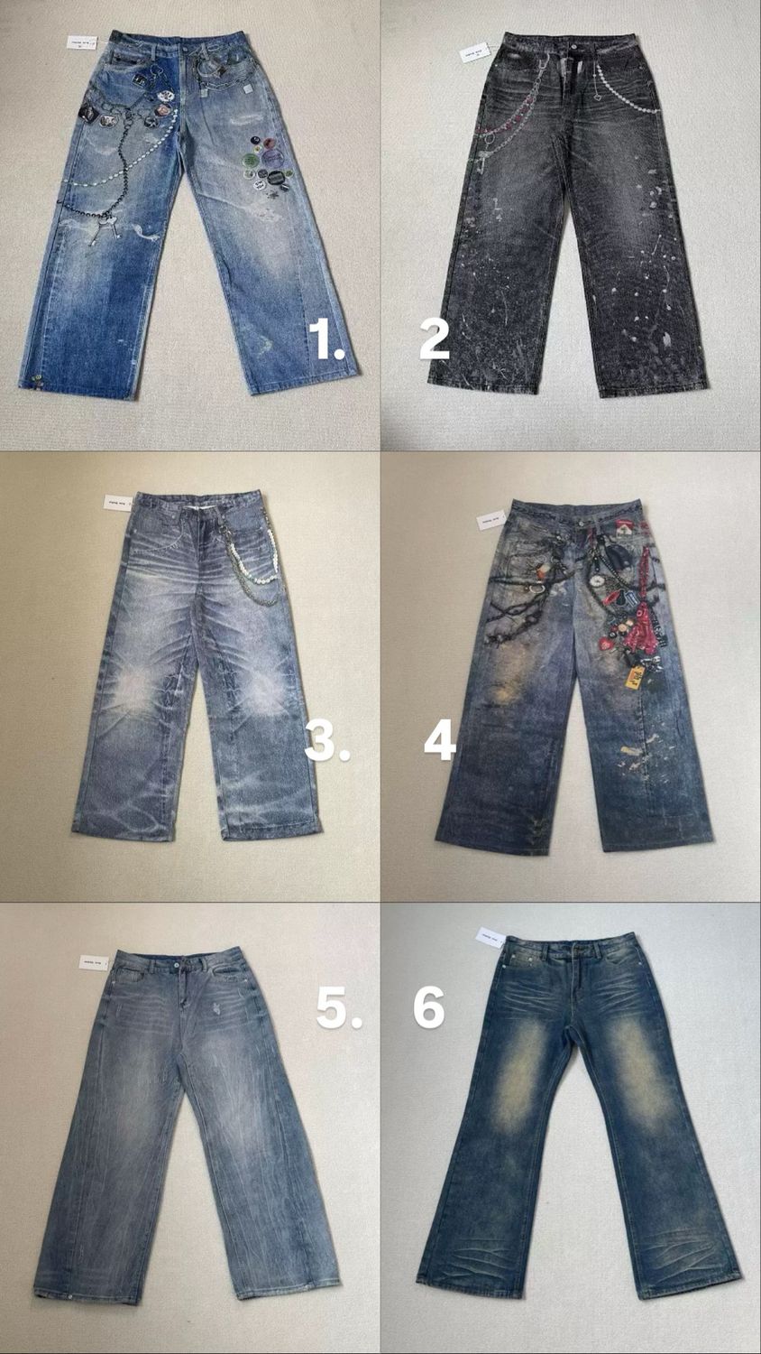 Jeans 91 - 6 color