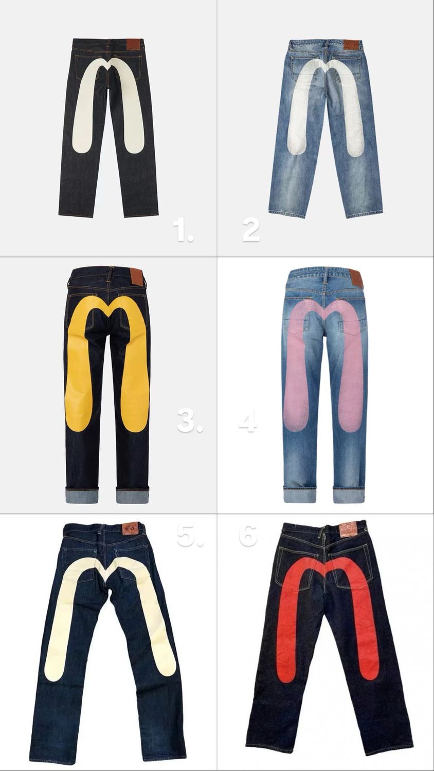 Jeans 96 - 6 colori