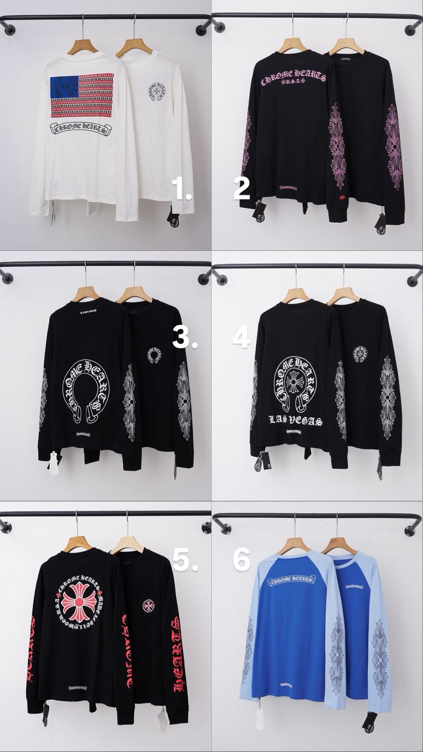 Longsleeve 40 - 6 colori