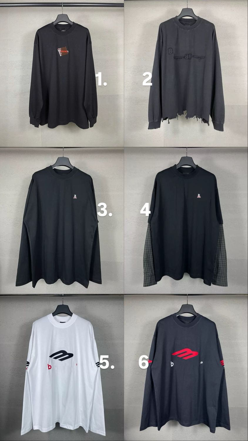Longsleeve 52 - 6 colori