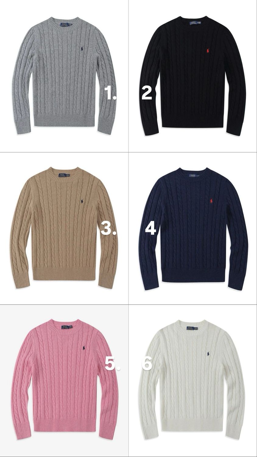 Sweater 19-6 colori