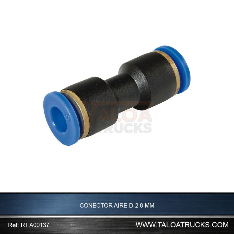 CONECTOR AIRE D-2 8 MM