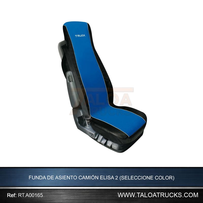 FUNDA DE ASIENTO CAMIÓN ELISA 2 (SELECCIONE COLOR)