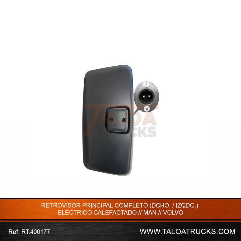 RETROVISOR PRINCIPAL COMPLETO (DCHO. / IZQDO.) MANUAL CALEFACTADO // MAN // VOLVO