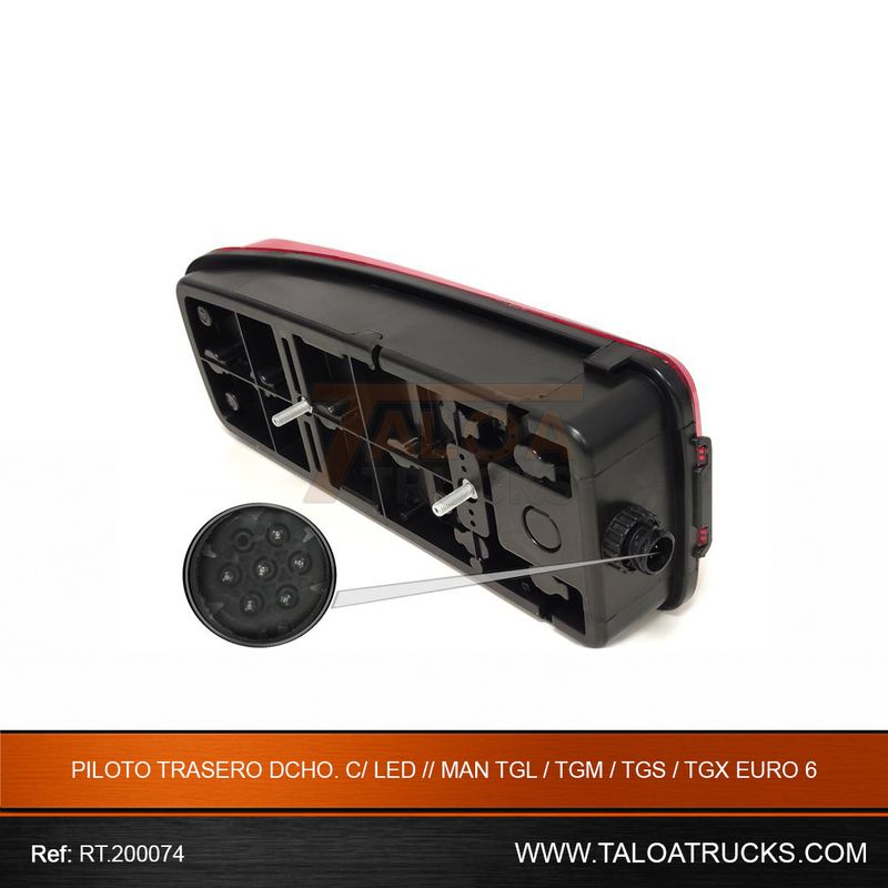 PILOTO TRASERO DCHO. C/ LED // MAN TGL / TGM / TGS / TGX EURO 6