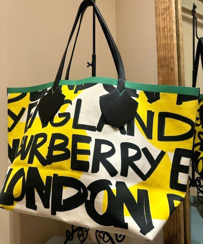 Burberry Giant Graffiti Reversible Tote Burberry Giant Graffiti Reversible Tote