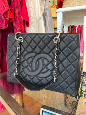 Chanel Black Shopper Tote