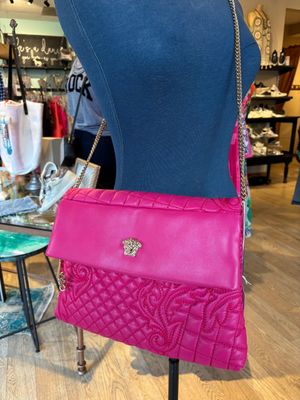 Versace Pink & Gold Crossbody