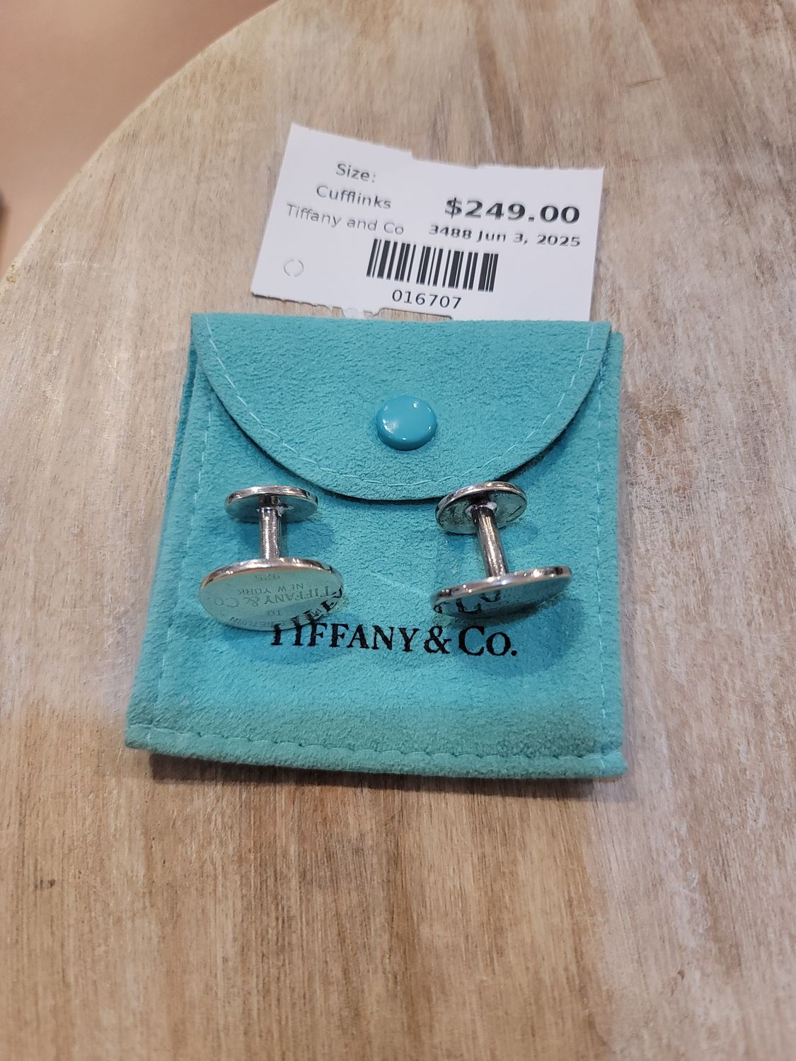 Tiffany & Co Cuff Links