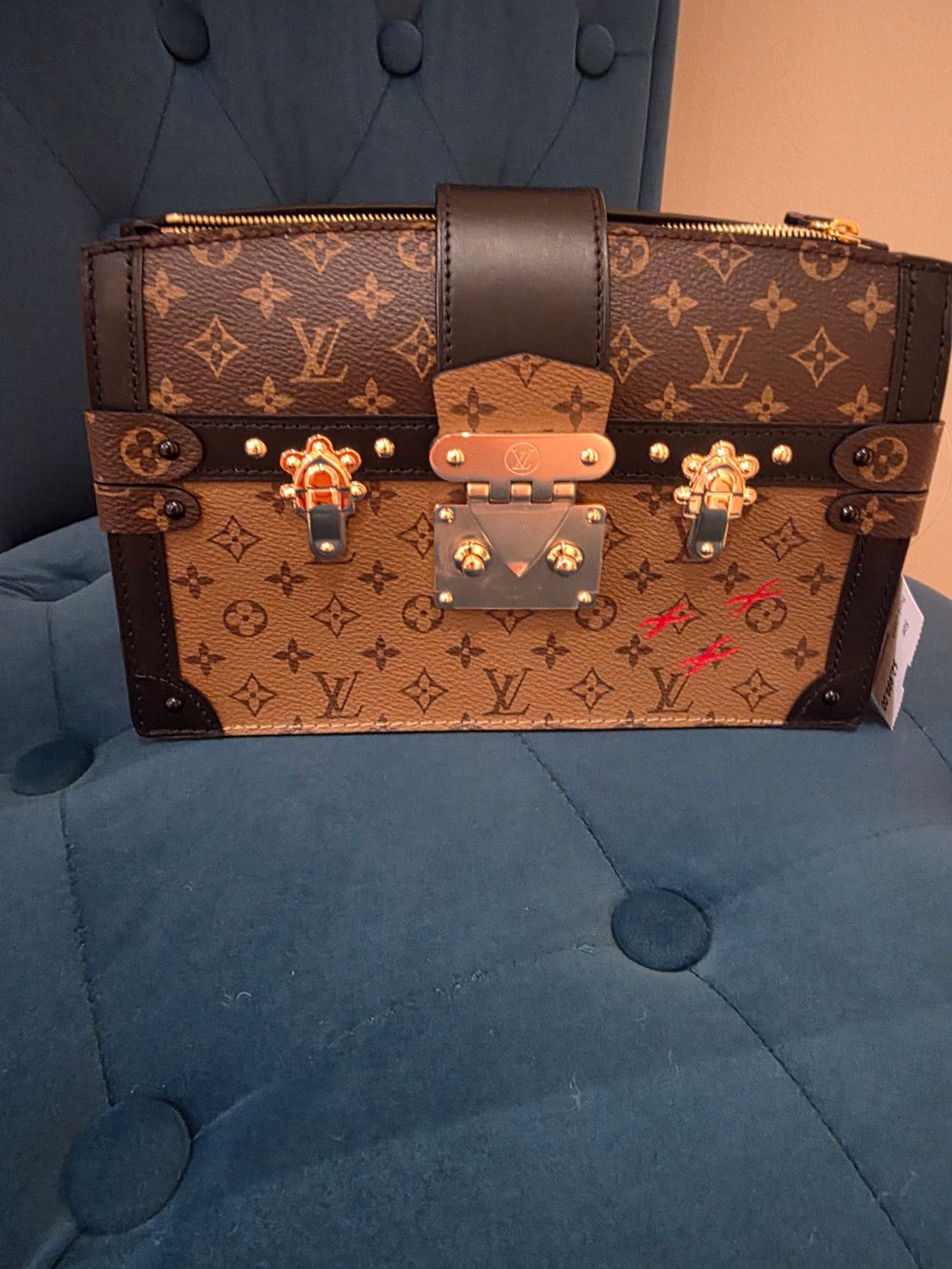Louis Vuitton Reversible Trunk Clutch NEW
