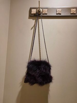 Prada Python and Fox Fur Violet Crossbody Prada Python and Fox Fur Violet Crossbody