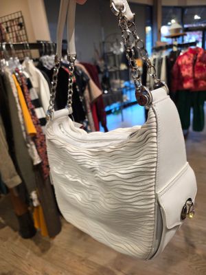 Judith Leiber Leather Crystal Handbag